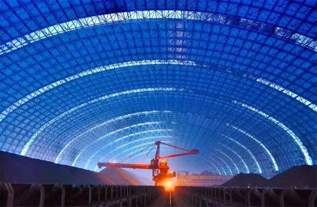 永济亿优钢构工程师为您解析原料场封闭技术的特点和类型